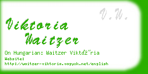 viktoria waitzer business card